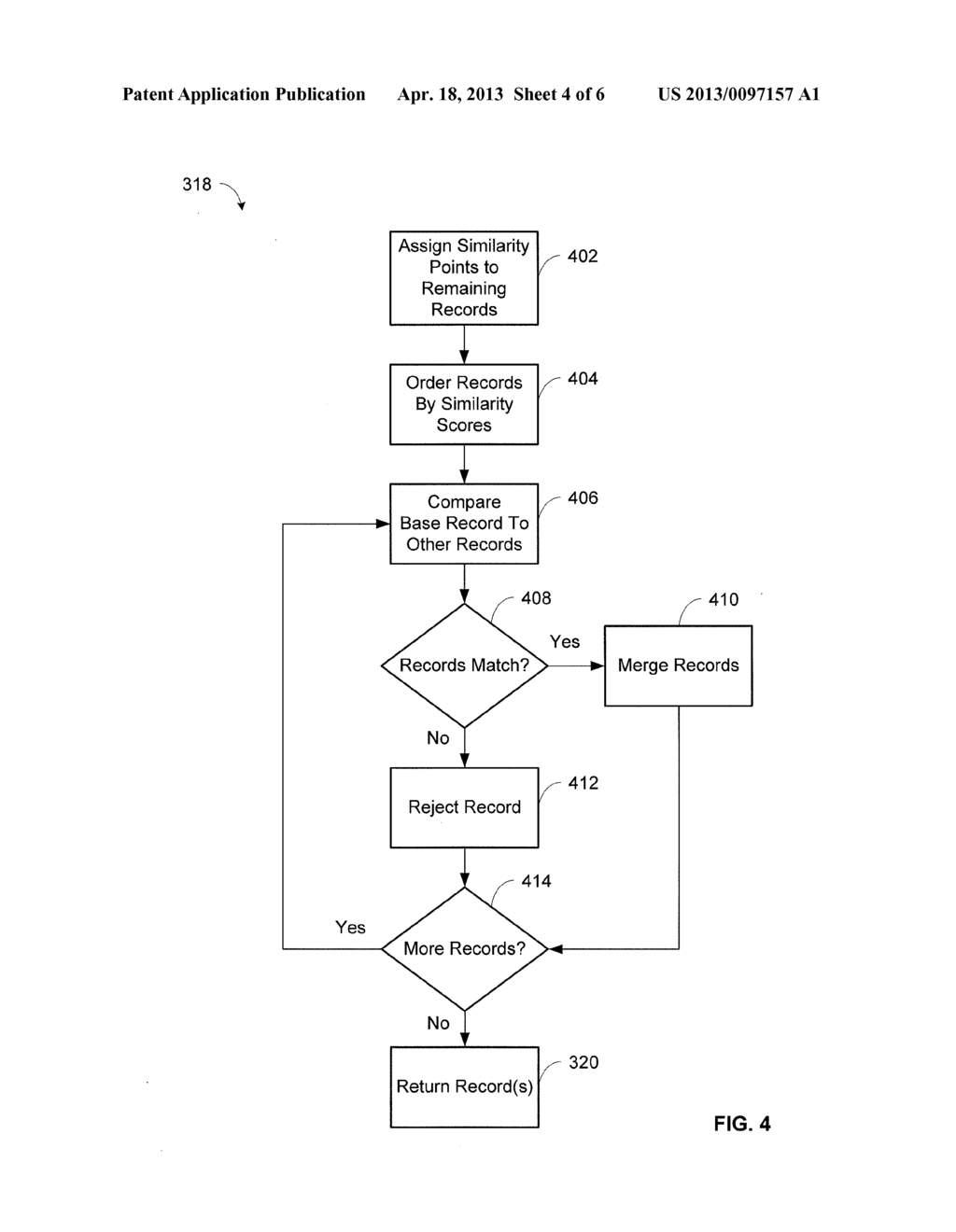 SYSTEM AND METHOD FOR MATCHING OF DATABASE RECORDS BASED ON SIMILARITIES     TO SEARCH QUERIES - diagram, schematic, and image 05