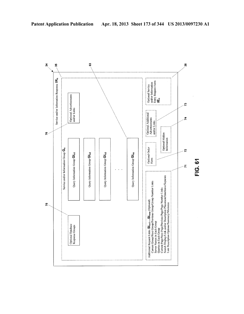 Metasearch Engine for Ordering At Least One Item Returned In Search     Results Using At Least One Query on Multiple Unique Hosts and for     Displaying Advertising - diagram, schematic, and image 174