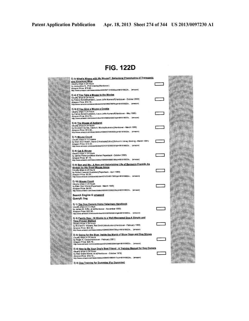 Metasearch Engine for Ordering At Least One Item Returned In Search     Results Using At Least One Query on Multiple Unique Hosts and for     Displaying Advertising - diagram, schematic, and image 275