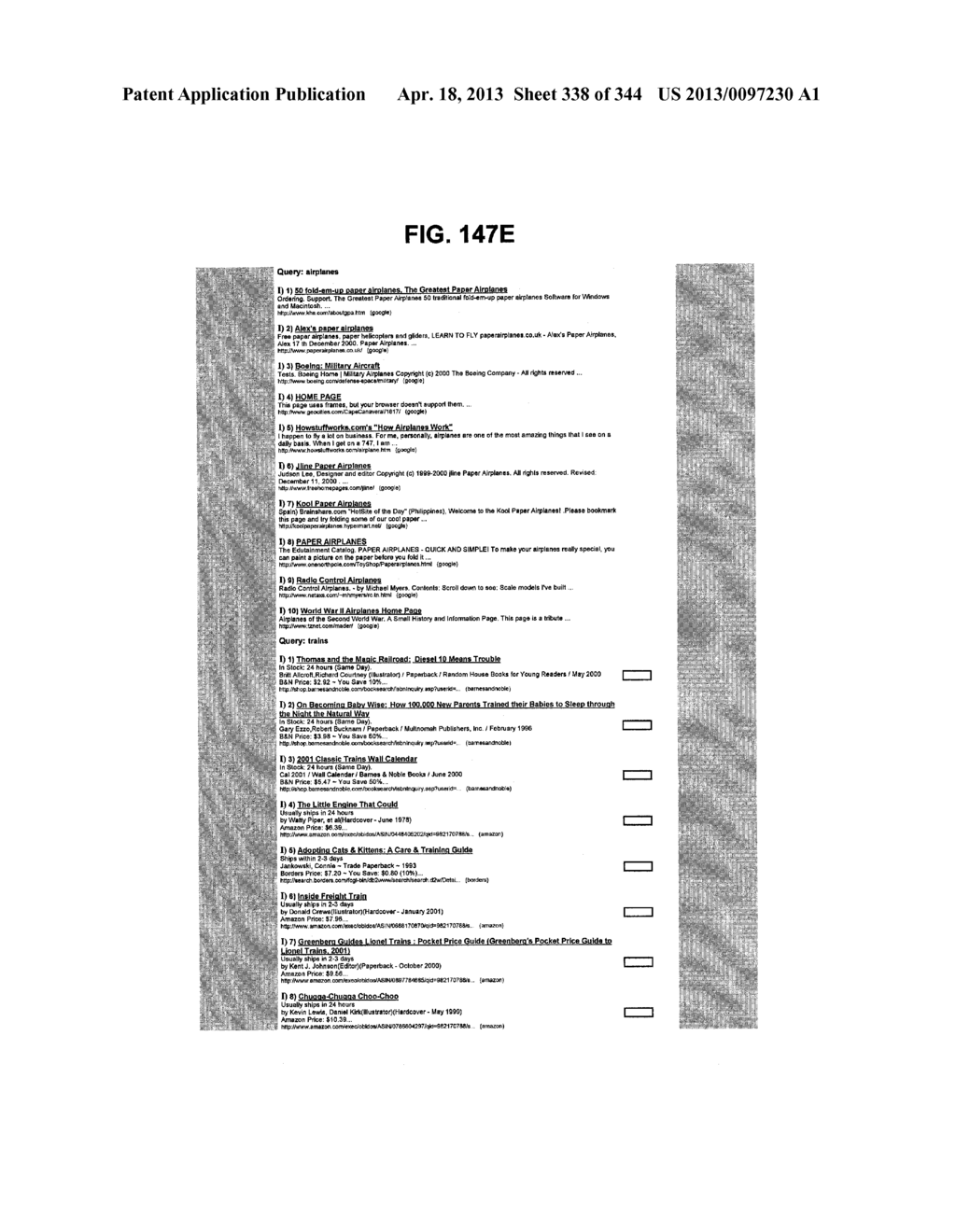 Metasearch Engine for Ordering At Least One Item Returned In Search     Results Using At Least One Query on Multiple Unique Hosts and for     Displaying Advertising - diagram, schematic, and image 339