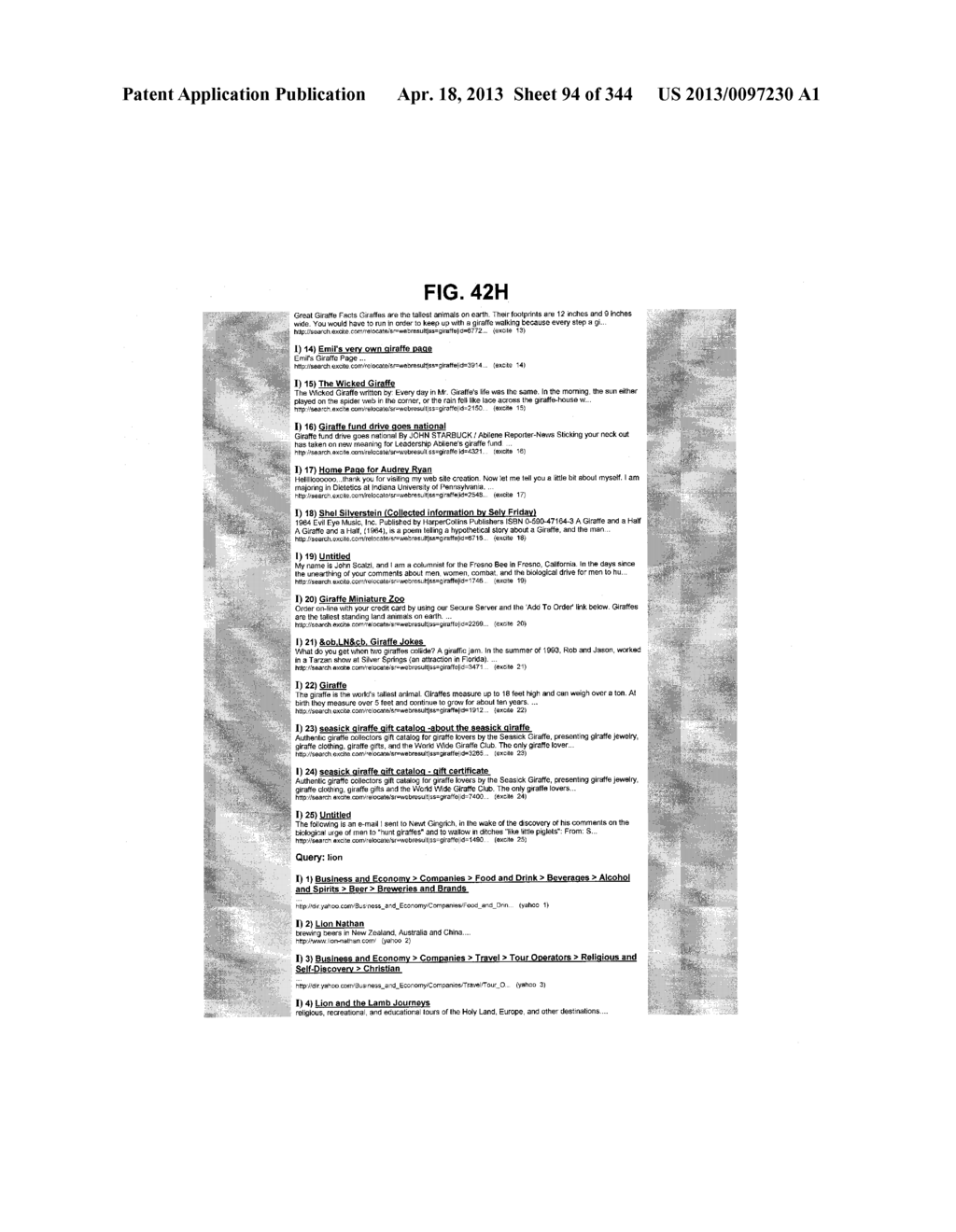 Metasearch Engine for Ordering At Least One Item Returned In Search     Results Using At Least One Query on Multiple Unique Hosts and for     Displaying Advertising - diagram, schematic, and image 95