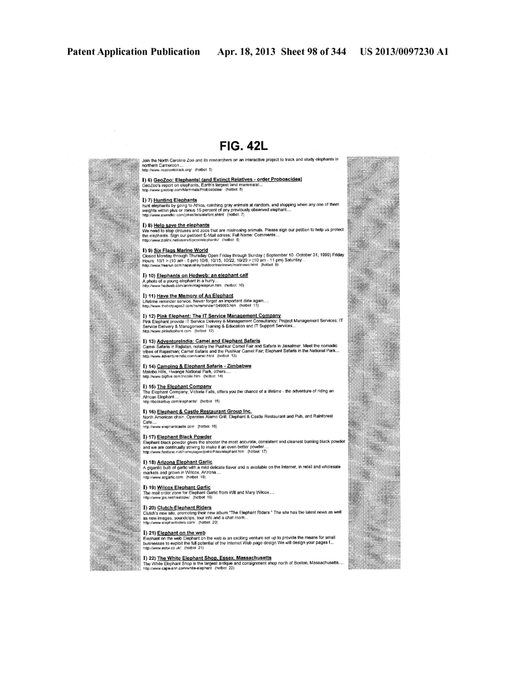 Metasearch Engine for Ordering At Least One Item Returned In Search     Results Using At Least One Query on Multiple Unique Hosts and for     Displaying Advertising - diagram, schematic, and image 99