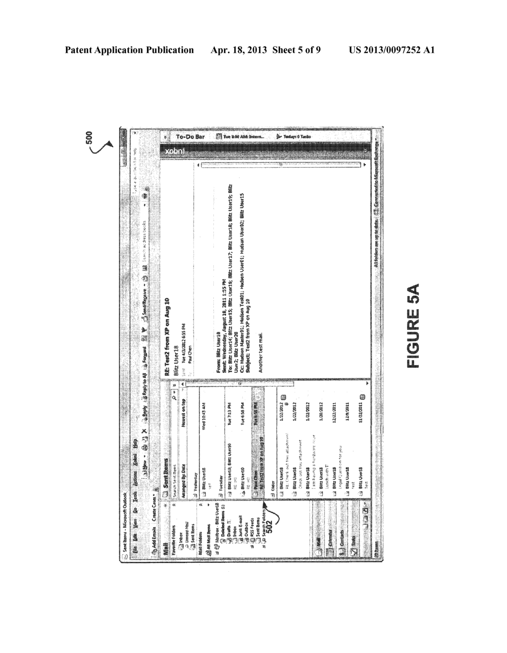 SYSTEM, METHOD AND COMPUTER PROGRAM PRODUCT FOR AUTOMATICALLY CREATING AN     OBJECT FROM AN ELECTRONIC MESSAGE IN RESPONSE TO USER INPUT - diagram, schematic, and image 06