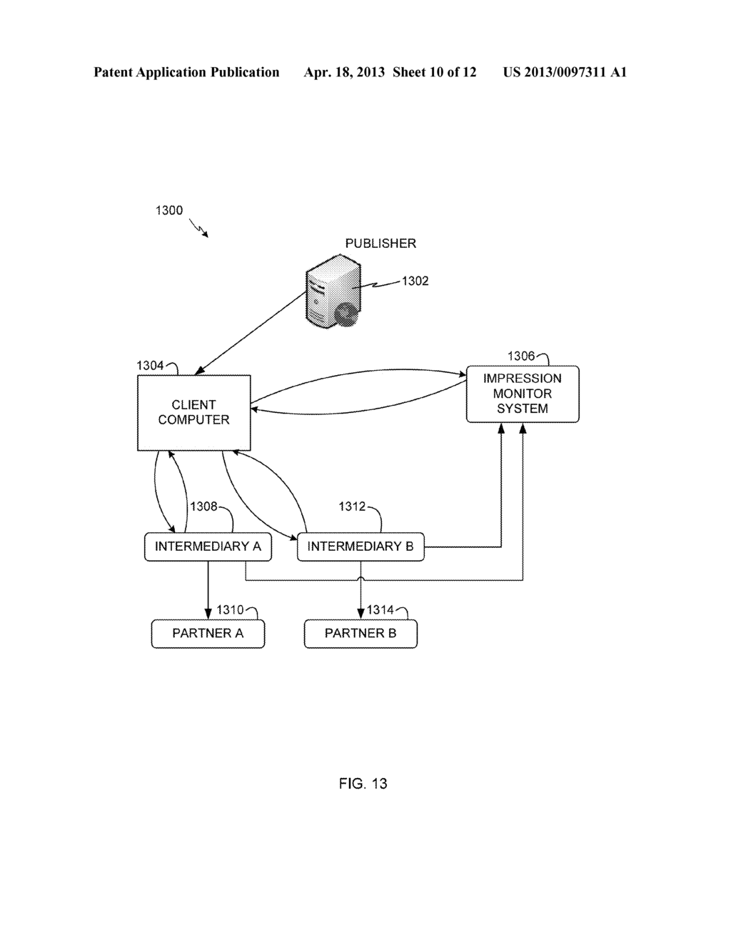 METHODS AND APPARATUS TO DETERMINE IMPRESSIONS USING DISTRIBUTED     DEMOGRAPHIC INFORMATION - diagram, schematic, and image 11