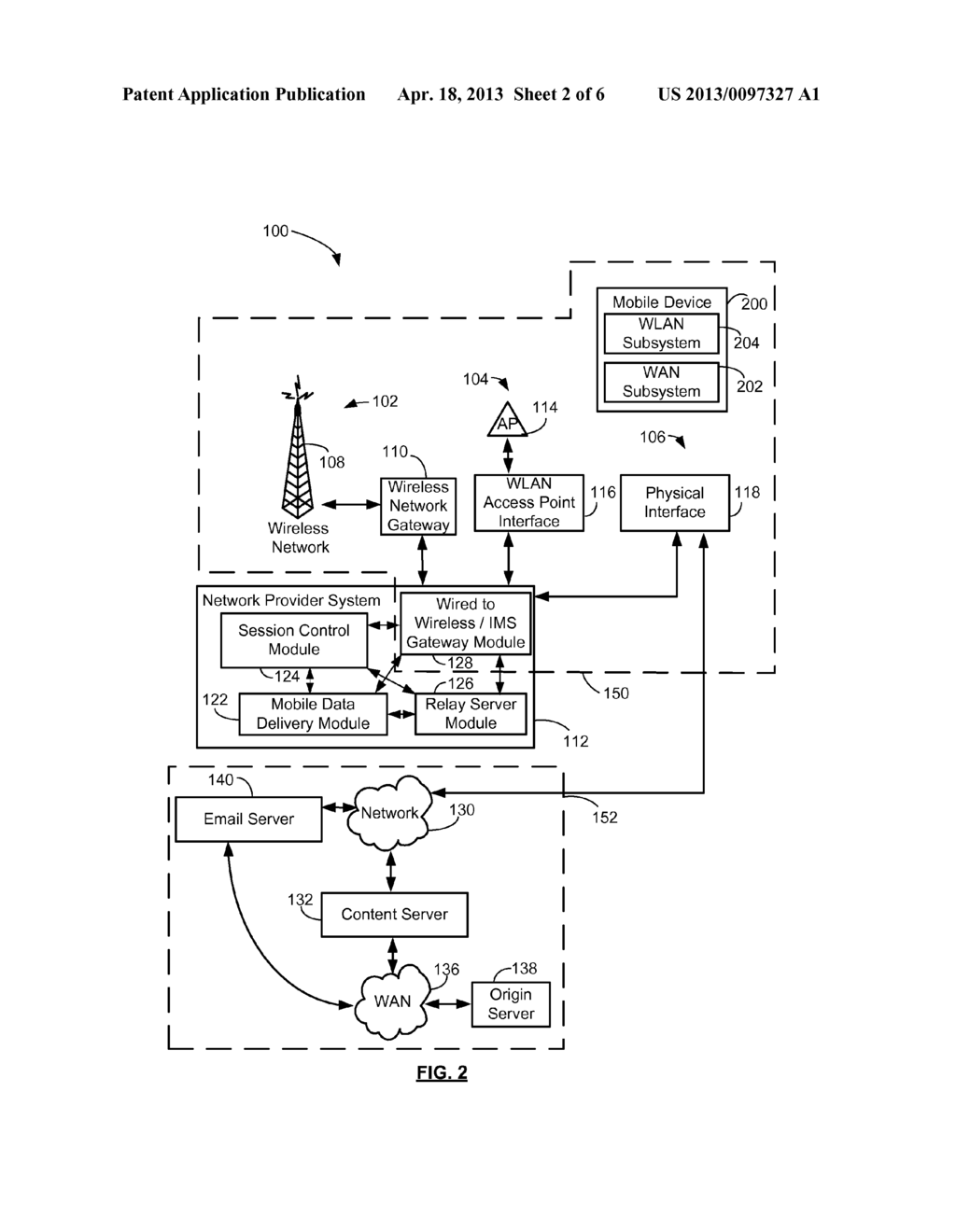 SYSTEM AND METHOD FOR PUSHING INFORMATION FROM A SERVER TO A MOBILE DEVICE - diagram, schematic, and image 03