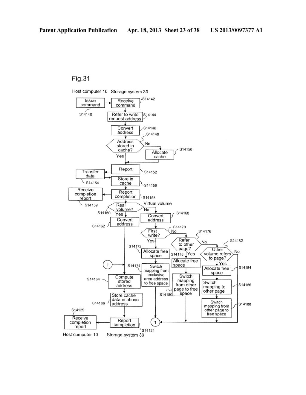 METHOD FOR ASSIGNING STORAGE AREA AND COMPUTER SYSTEM USING THE SAME - diagram, schematic, and image 24