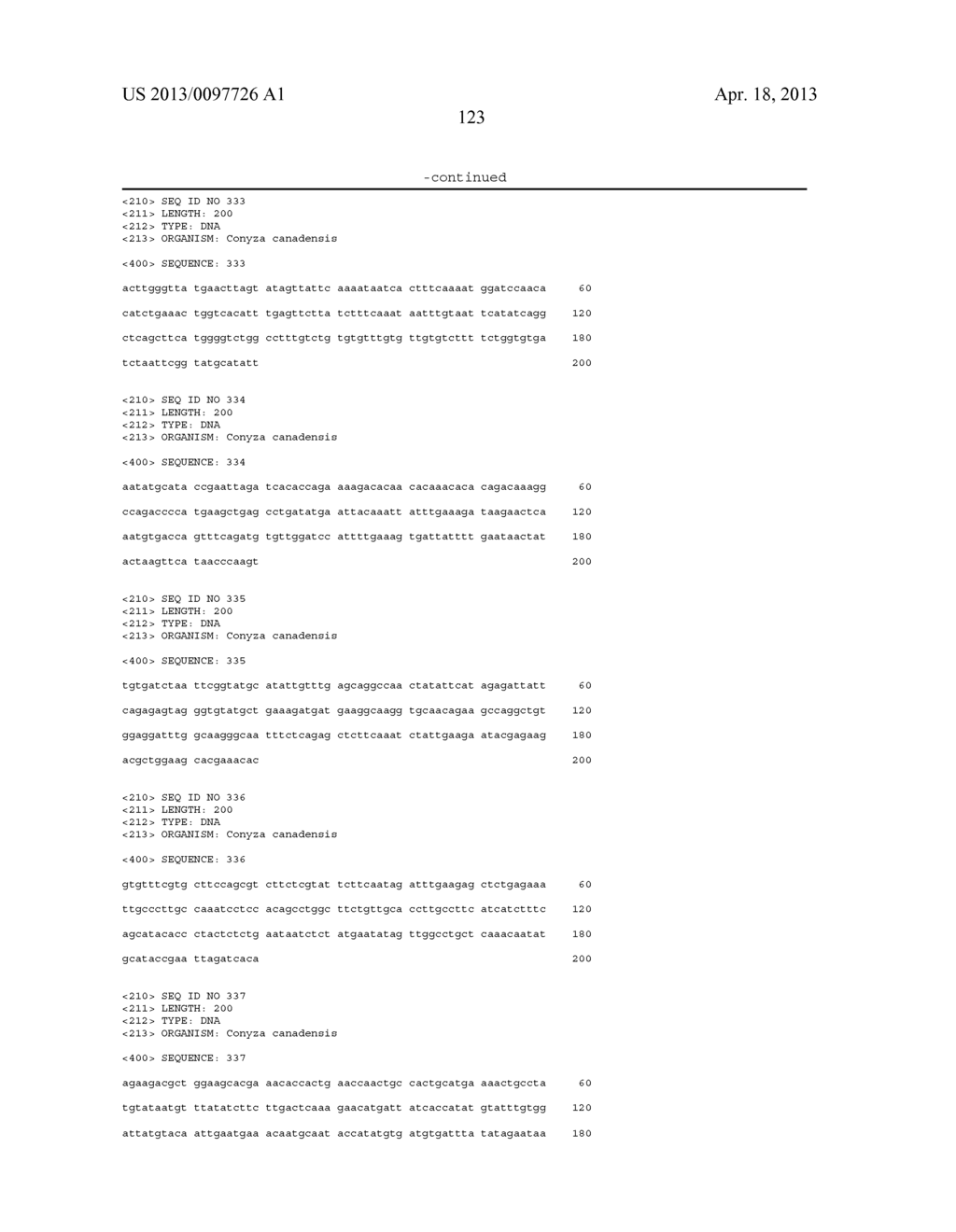 METHODS AND COMPOSITIONS FOR WEED CONTROL - diagram, schematic, and image 125