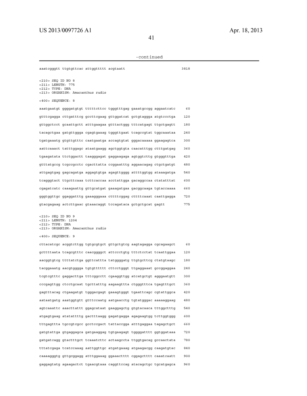 METHODS AND COMPOSITIONS FOR WEED CONTROL - diagram, schematic, and image 43