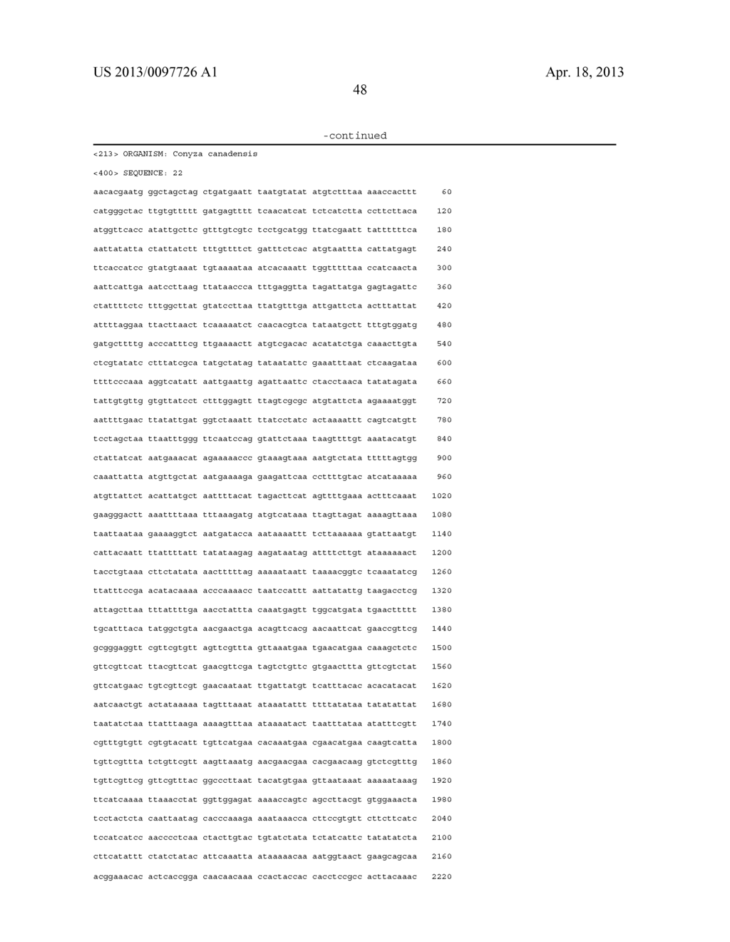 METHODS AND COMPOSITIONS FOR WEED CONTROL - diagram, schematic, and image 50