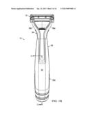 Hair Removal Cartridge with Elongated Recess Region diagram and image