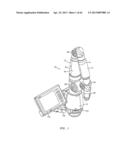 PORTABLE COORDINATE MEASUREMENT MACHINE HAVING A REMOVABLE EXTERNAL SENSOR diagram and image