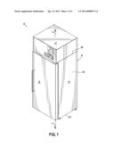 HIGH PERFORMANCE REFRIGERATOR HAVING EVAPORATOR OUTSIDE CABINET diagram and image