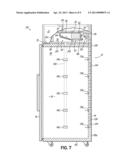 HIGH PERFORMANCE REFRIGERATOR HAVING EVAPORATOR OUTSIDE CABINET diagram and image