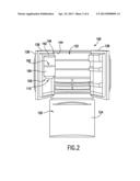 REFRIGERATOR APPLIANCE WITH ICE DISPENSER diagram and image