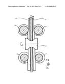 PROCESS FOR HOT-ROLLING METALLIC HOLLOW BODIES AND CORRESPONDING     HOT-ROLLING MILL diagram and image