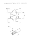 METHOD FOR SHAPING ELECTRIC WIRE END AND MOLD FOR SHAPING ELECTRIC WIRE     END diagram and image