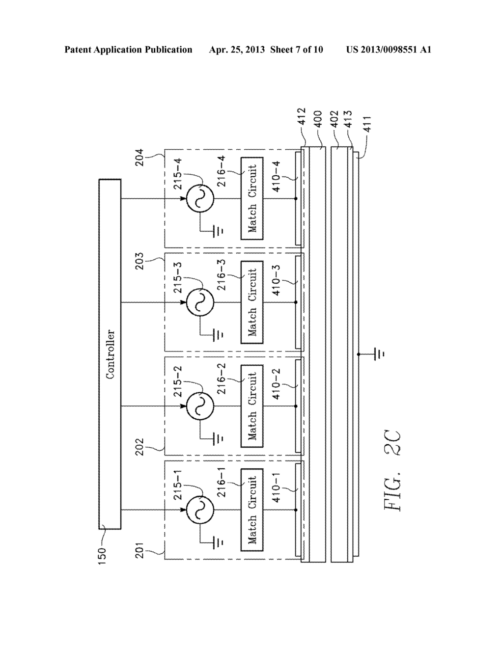 ELECTRON BEAM PLASMA SOURCE WITH ARRAYED PLASMA SOURCES FOR UNIFORM PLASMA     GENERATION - diagram, schematic, and image 08