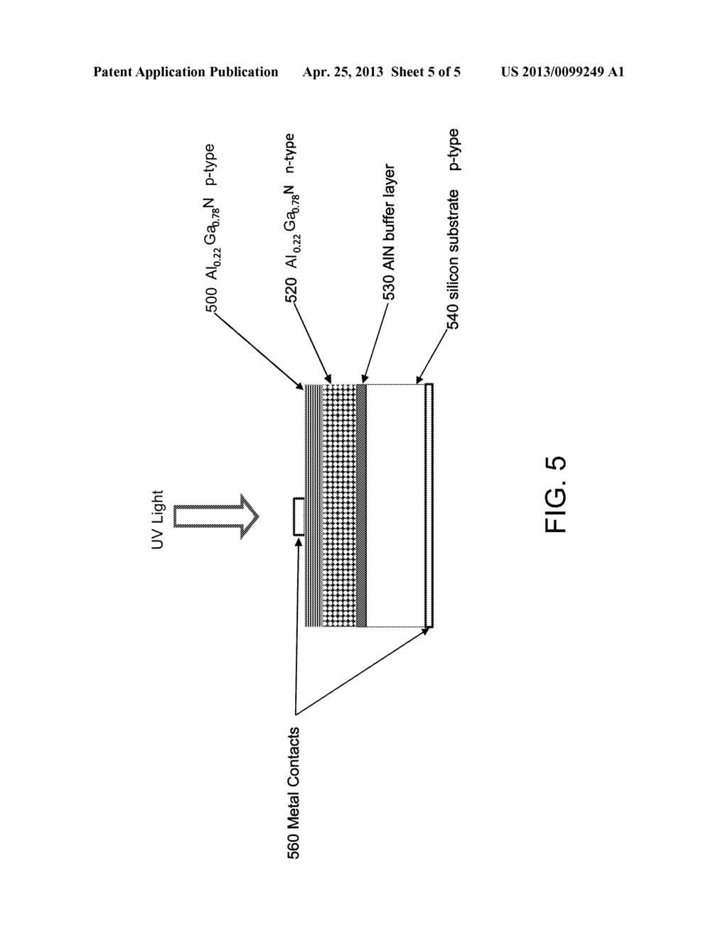 NITRIDE UV LIGHT SENSORS ON SILICON SUBSTRATES - diagram, schematic, and image 06