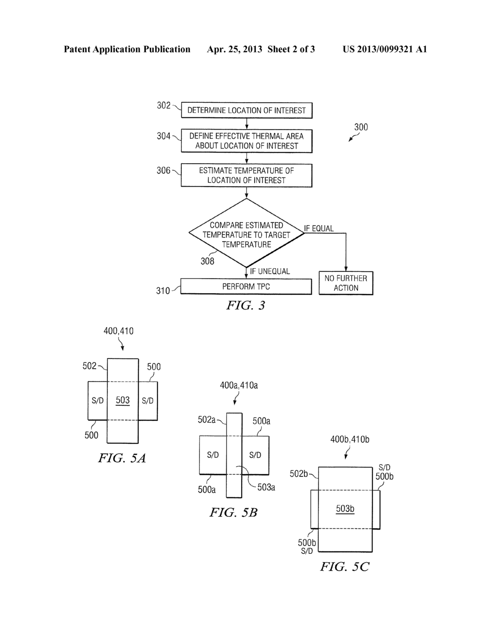 METHOD AND APPARATUS TO REDUCE THERMAL VARIATIONS WITHIN AN INTEGRATED     CIRCUIT DIE USING THERMAL PROXIMITY CORRECTION - diagram, schematic, and image 03