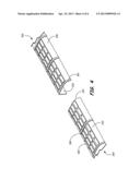 Multi-piece vehicle bed rail cover diagram and image