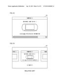 INPUT CONTROL DEVICE, INPUT CONTROL METHOD, AND INPUT CONTROL PROGRAM FOR     CONTROLLING DISPLAY TARGET UPON RECEIVING INPUT ON DISPLAY SCREEN OF     DISPLAY DEVICE diagram and image