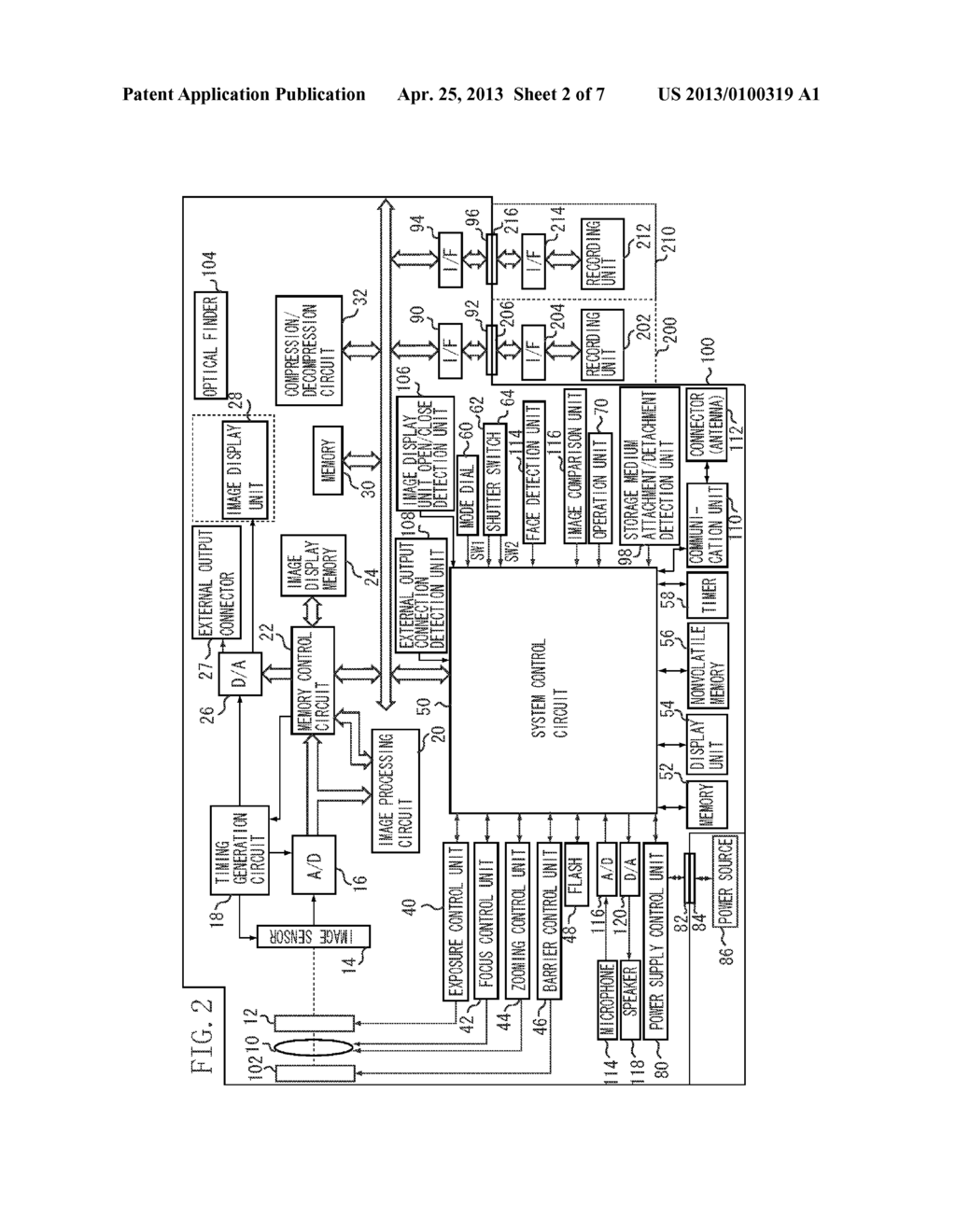 IMAGE PICKUP APPARATUS AND CONTROL METHOD THEREOF - diagram, schematic, and image 03