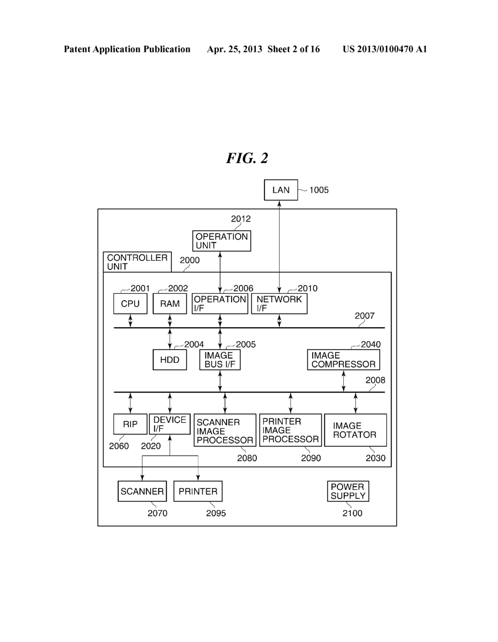 IMAGE PROCESSING APPARATUS THAT IS CAPABLE OF TWO-COLOR PRINTING, CONTROL     METHOD THEREFOR, AND STORAGE MEDIUM STORING CONTROL PROGRAM THEREFOR - diagram, schematic, and image 03