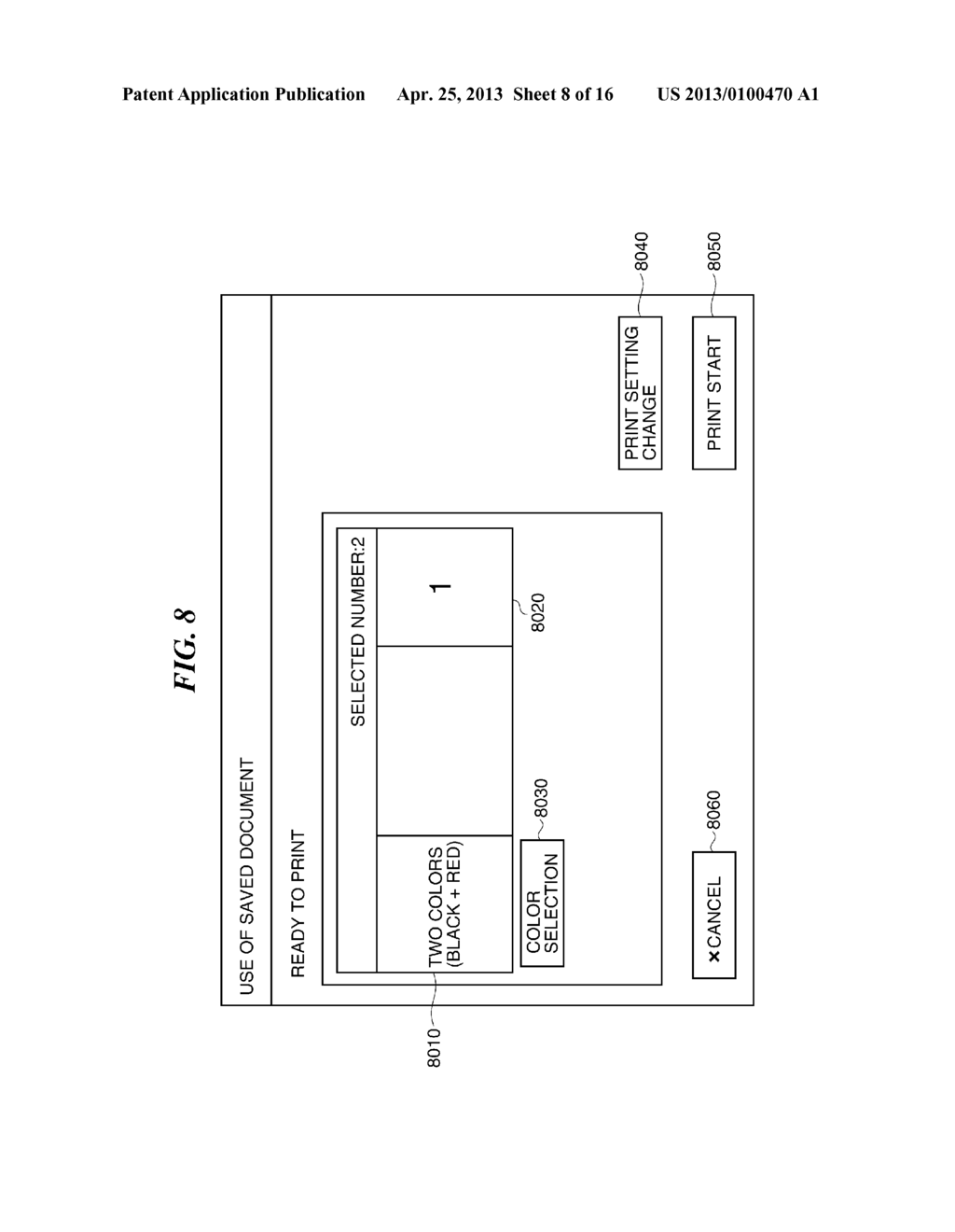 IMAGE PROCESSING APPARATUS THAT IS CAPABLE OF TWO-COLOR PRINTING, CONTROL     METHOD THEREFOR, AND STORAGE MEDIUM STORING CONTROL PROGRAM THEREFOR - diagram, schematic, and image 09