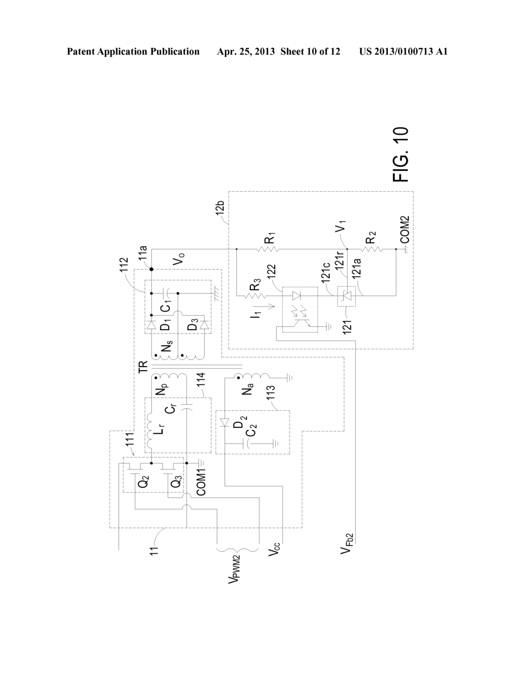 SWITCHING POWER CONVERSION CIRCUIT AND POWER SUPPLY USING SAME - diagram, schematic, and image 11