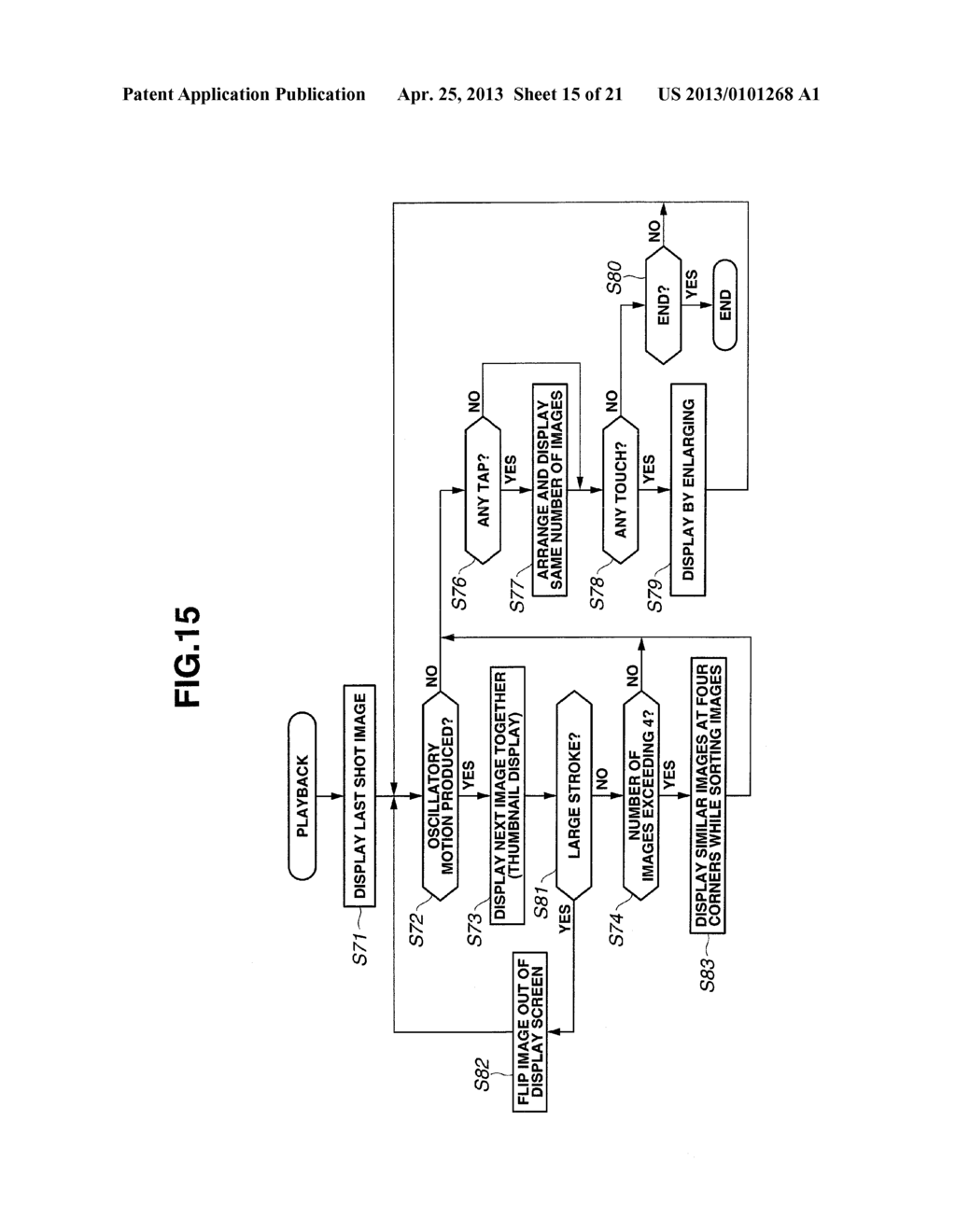 IMAGE PLAYBACK APPARATUS AND IMAGE DISPLAY CONTROL METHOD - diagram, schematic, and image 16