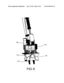 Excavating Apparatus with Swivel Mount Employing Swivel Adapter with Gear     Bearings Having Gears with Divergent Thickness diagram and image