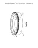 Excavating Apparatus with Swivel Mount Employing Swivel Adapter with Gear     Bearings Having Gears with Divergent Thickness diagram and image