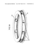 Excavating Apparatus with Swivel Mount Employing Swivel Adapter with Gear     Bearings Having Gears with Divergent Thickness diagram and image