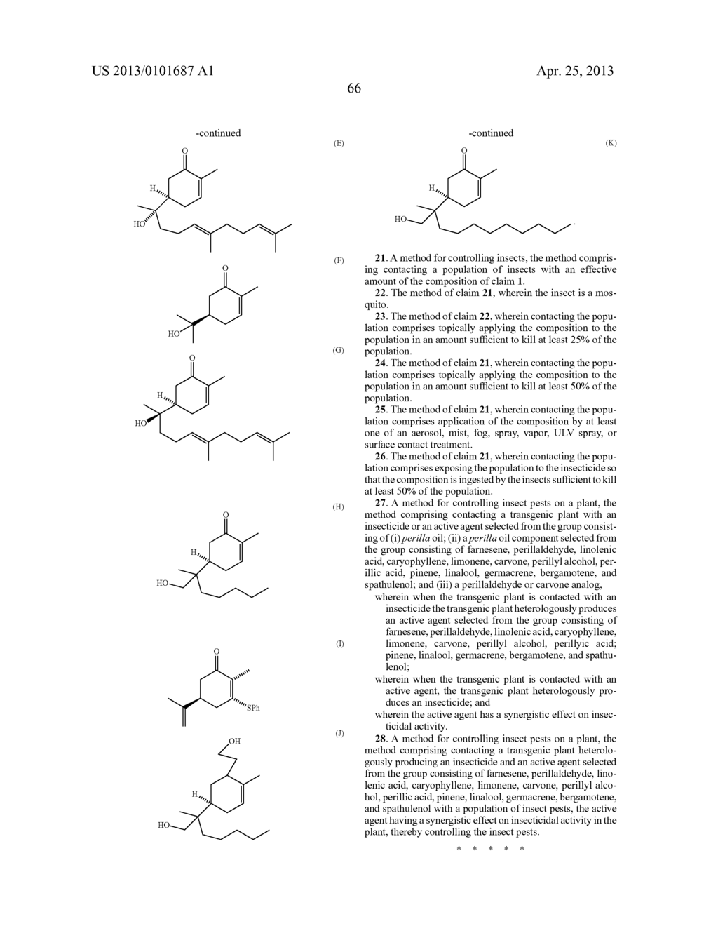 INSECTICIDAL COMPOSITIONS AND METHODS OF USING THE SAME - diagram, schematic, and image 69