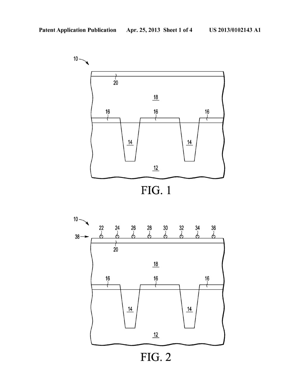 METHOD OF MAKING A NON-VOLATILE MEMORY CELL HAVING A FLOATING GATE - diagram, schematic, and image 02