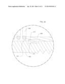 Coaxial Barrel Fittings and couplings with Ground Establishing Traveling     Sleeves diagram and image