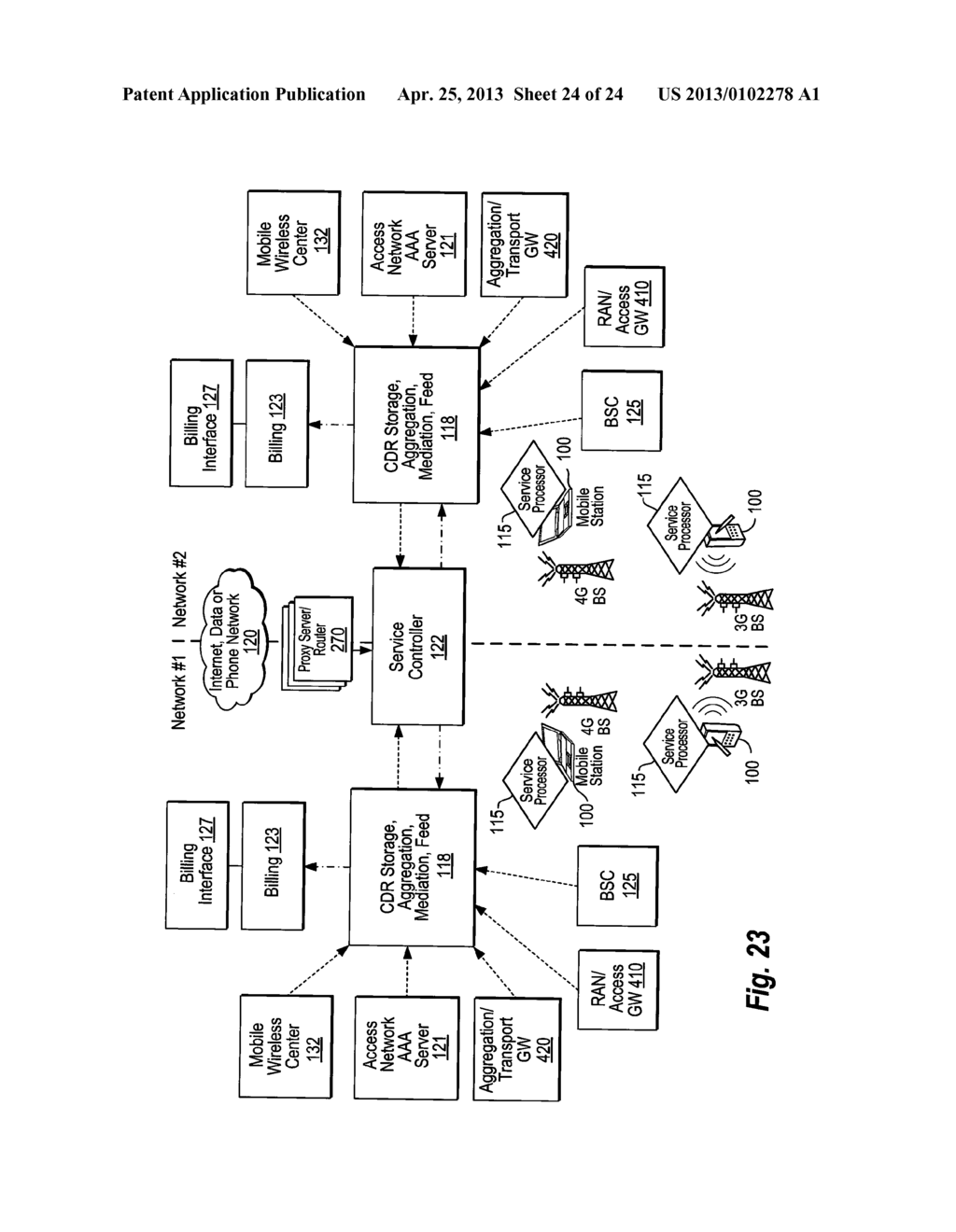 ENHANCED ROAMING SERVICES AND CONVERGED CARRIER NETWORKS WITH DEVICE     ASSISTED SERVICES AND A PROXY - diagram, schematic, and image 25