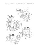 Polyaxial bone anchor with pop-on shank, friction fit retainer and lateral     alignment feature diagram and image