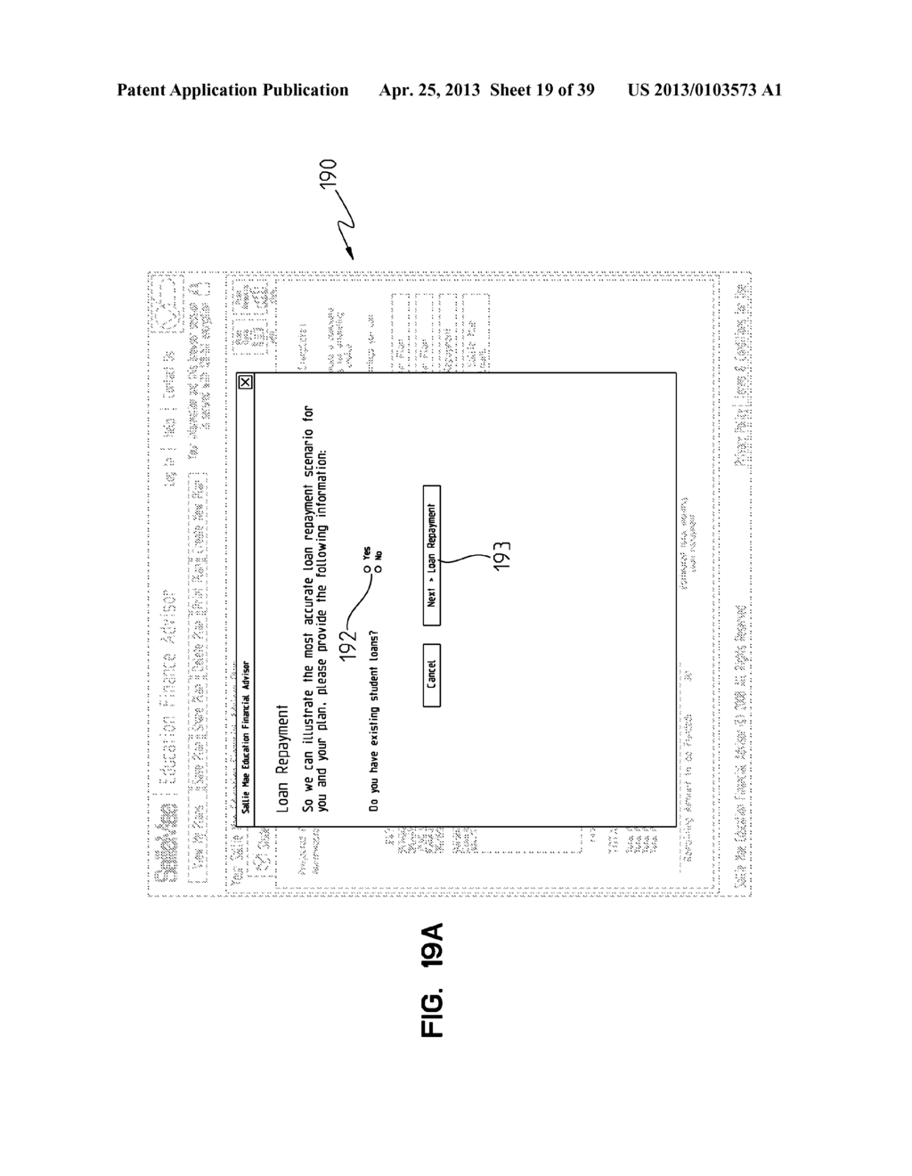 METHOD AND APPARATUS FOR EDUCATIONAL FINANCIAL PLANNING - diagram, schematic, and image 20