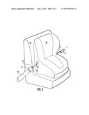 THREADING DEVICE FOR USE WITH A SEATBELT AND A CAR CHILD SAFETY SEAT diagram and image