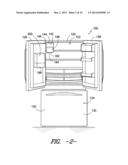 ICE DISPENSER WITH CRUSHER FOR A REFRIGERATOR APPLIANCE diagram and image