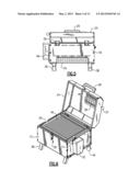 Charcoal Barbecue Rotisserie Grill Cooker diagram and image