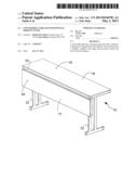 CONVERTIBLE TABLETOP WITH PIVOTAL MODESTY PANEL diagram and image