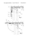 CONVERTIBLE TABLETOP WITH PIVOTAL MODESTY PANEL diagram and image