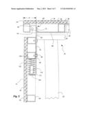 CONVERTIBLE TABLETOP WITH PIVOTAL MODESTY PANEL diagram and image