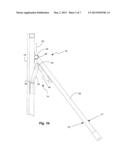 LEG LOCKING AND FOLDING MECHANISM FOR FOLDING TABLE diagram and image