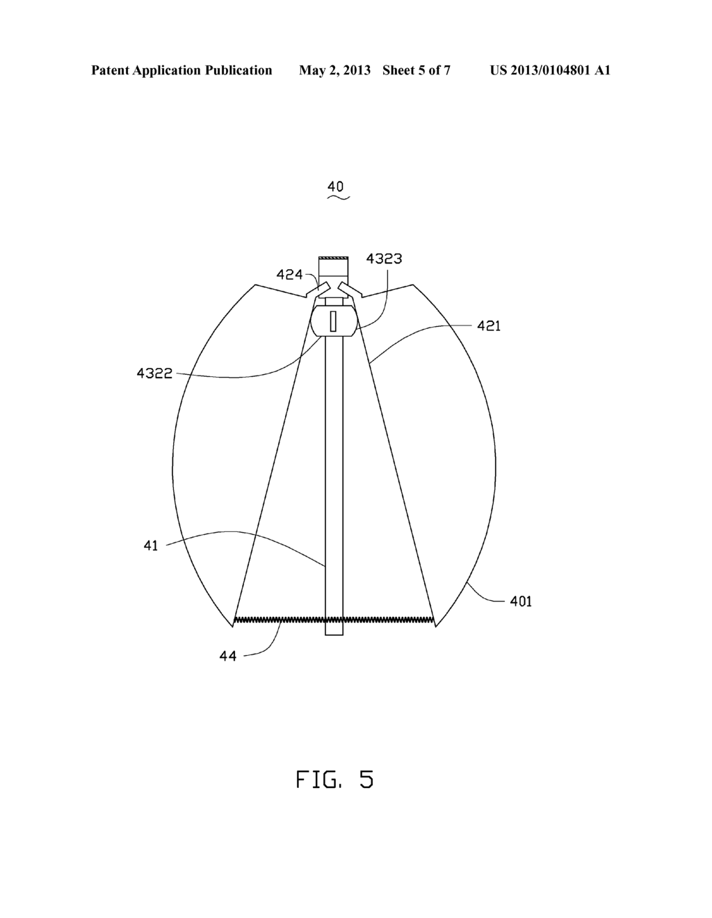 MASK FOR USE IN EVAPORATION COATING DEVICE - diagram, schematic, and image 06