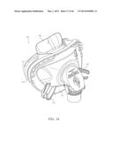 FULL FACE RESPIRATORY MASK WITH INTEGRATED NASAL INTERFACE diagram and image