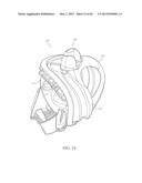 FULL FACE RESPIRATORY MASK WITH INTEGRATED NASAL INTERFACE diagram and image