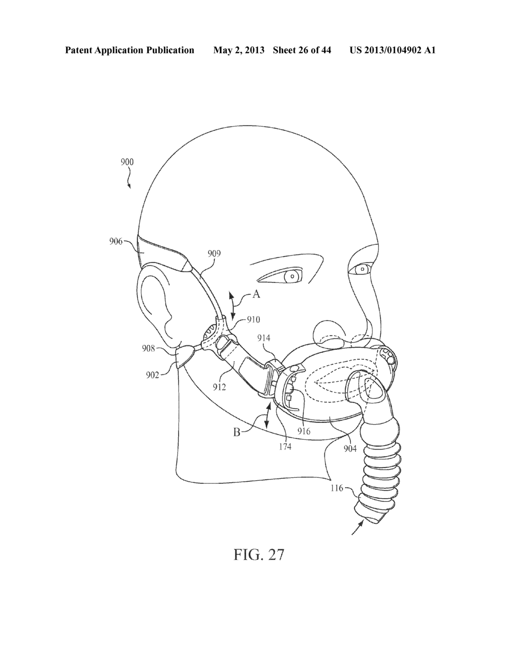FULL FACE RESPIRATORY MASK WITH INTEGRATED NASAL INTERFACE - diagram, schematic, and image 27